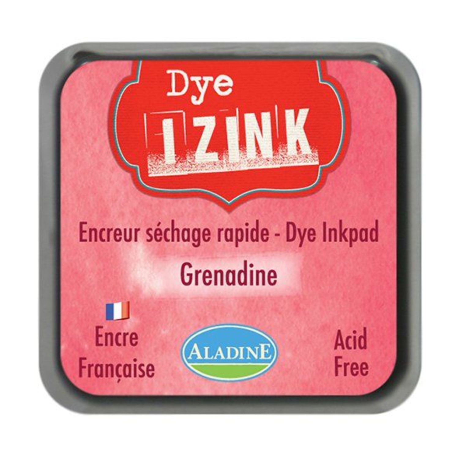 Red Stamp Pad // Pigment Ink Pad Aladine iZink Red