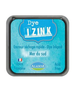 Aladine Inkpad Izink Dye Bleu Clair Mer Du Sud (19261) (OUTLET)