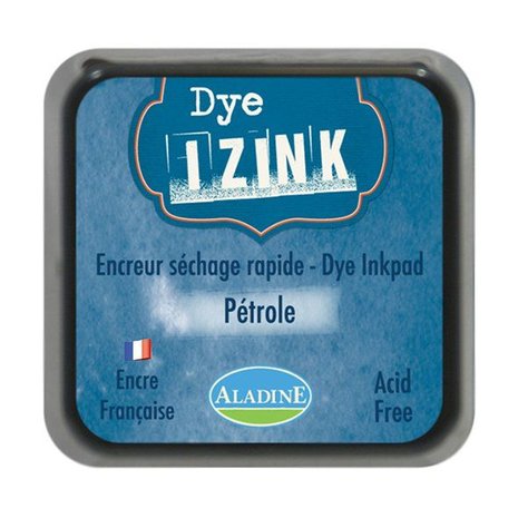 Aladine Inkpad Izink Dye Bleu Petrole (19271) (OUTLET) Aladine Inkpad Izink Dye Bleu Petrole (19271) (OUTLET)