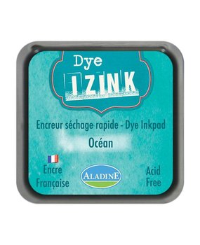 Aladine Inkpad Izink Dye Turquoise Ocean (19262) (OUTLET)