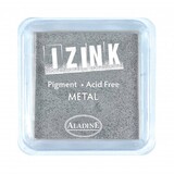 Aladine Large Inkpad Izink Pigment Pigment Metal Silver (19419) (OUTLET)