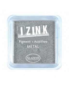 Aladine Large Inkpad Izink Pigment Pigment Metal Silver (19419) (OUTLET)