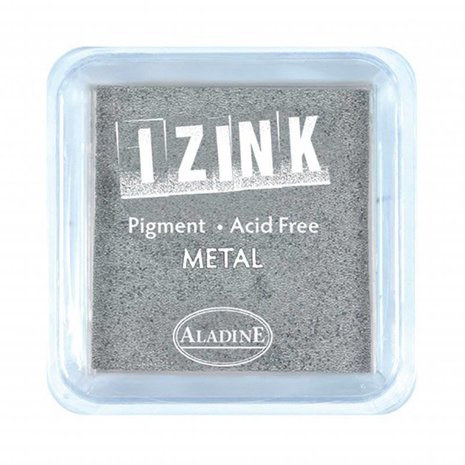 Aladine Large Inkpad Izink Pigment Pigment Metal Silver (19419) (OUTLET) Aladine Large Inkpad Izink Pigment Pigment Metal Silver (19419) (OUTLET)
