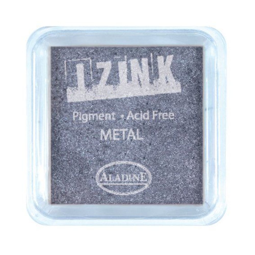 Aladine Inkpad Izink Pigment Metal Silver Blue (19127) (OUTLET) Aladine Inkpad Izink Pigment Metal Silver Blue (19127) (OUTLET)