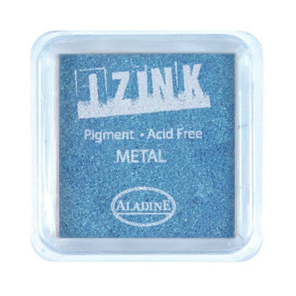 Aladine Inkpad Izink Pigment Metal Light Blue (19129) (OUTLET) Aladine Inkpad Izink Pigment Metal Light Blue (19129) (OUTLET)