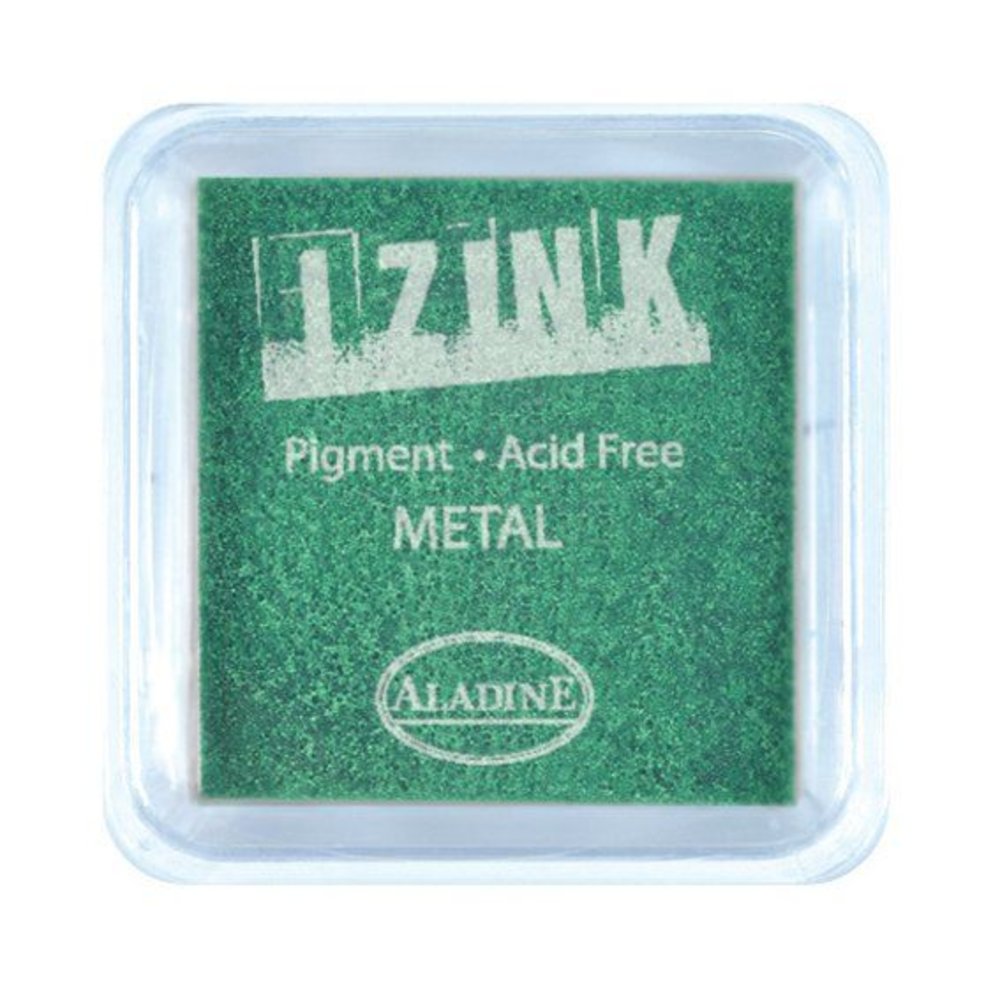 Aladine Inkpad Izink Pigment Metal Light Green (19131) (OUTLET) Aladine Inkpad Izink Pigment Metal Light Green (19131) (OUTLET)