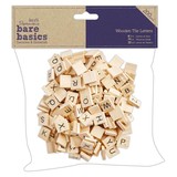 Papermania Bare Basics Wooden Tile Letters (200pcs) (PMA 174624)