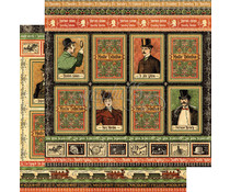 Graphic 45 12x12 Inch Paper Pack Whodunnit? (4501565) Graphic 45 12x12 Inch Paper Pack Whodunnit? (4501565)