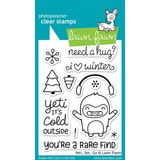 Lawn Fawn Yeti, Set, Go Clear Stamps (LF567) (DISCONTINUED)