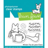 Lawn Fawn Winter Fox Clear Stamps (LF363) (OUTLET)