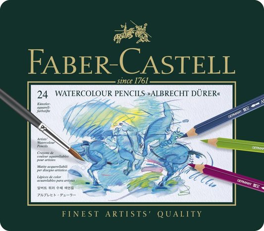 Faber Castell Aquarelpotlood A.Durer Etui à 24 Stuks (FC-117524) Faber Castell Aquarelpotlood A.Durer Etui à 24 Stuks (FC-117524)