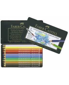 Faber Castell Crayon De Couleur Aquarellables A.Durer Etui 12 Pièces (FC-117512)