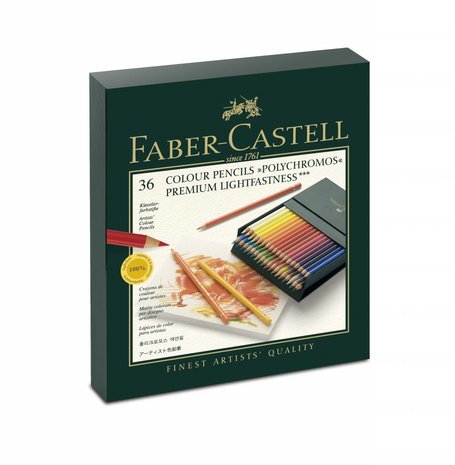 Faber Castell Kleurpotlood Polychromos Studiobox à 36 Stuks (FC-110038)