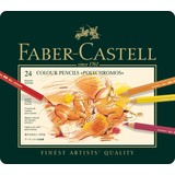 Faber Castell Colour Pencils Polychromos Carton Box 24 Pieces (FC-110024)