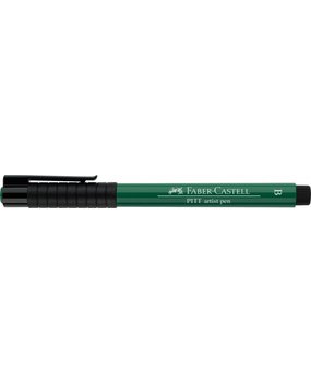 Faber Castell Tekenstift Pitt Artist Pen Brush 264 Phthalogroen Donker (FC-167478) (DISCONTINUED) Faber Castell Tekenstift Pitt Artist Pen Brush 264 Phthalogroen Donker (FC-167478) (DISCONTINUED)