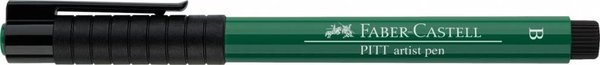 Faber Castell Feutre Pitt Artist Pen Brush 265 Vert Phthalo Foncee (FC-167478) (DISCONTINUED)