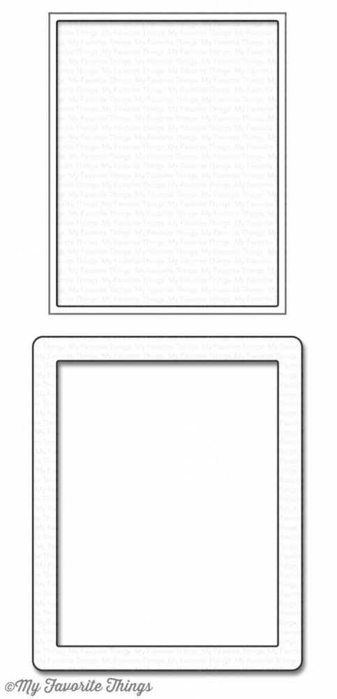 My Favorite Things Die-Namics Rectangle Shaker Window & Frame (MFT-1126) (OUTLET)