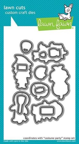Lawn Fawn Costume Party Dies (LF1459) (OUTLET)
