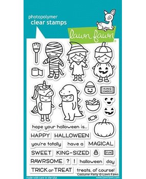 Lawn Fawn Costume Party Clear Stamps (LF1458) (DISCONTINUED)