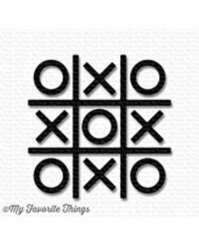 My Favorite Things Tic Tac Toe - Black (SUPPLY-3014) (OUTLET)