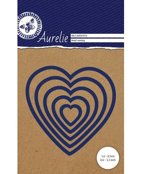 Aurelie Heart Nesting Perforatrice (AUCD1013)