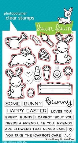 Lawn Fawn Some Bunny Clear Stamps (LF1587) (OUTLET) Lawn Fawn Some Bunny Clear Stamps (LF1587) (OUTLET)