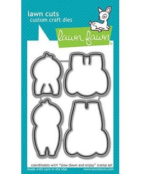 Lawn Fawn Slow Down and Enjoy Dies (LF1603) (OUTLET)