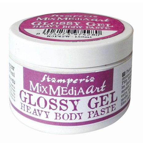 Stamperia Glossy Gel 150ml Heavy Body Paste (K3P43) Stamperia Glossy Gel 150ml Heavy Body Paste (K3P43)