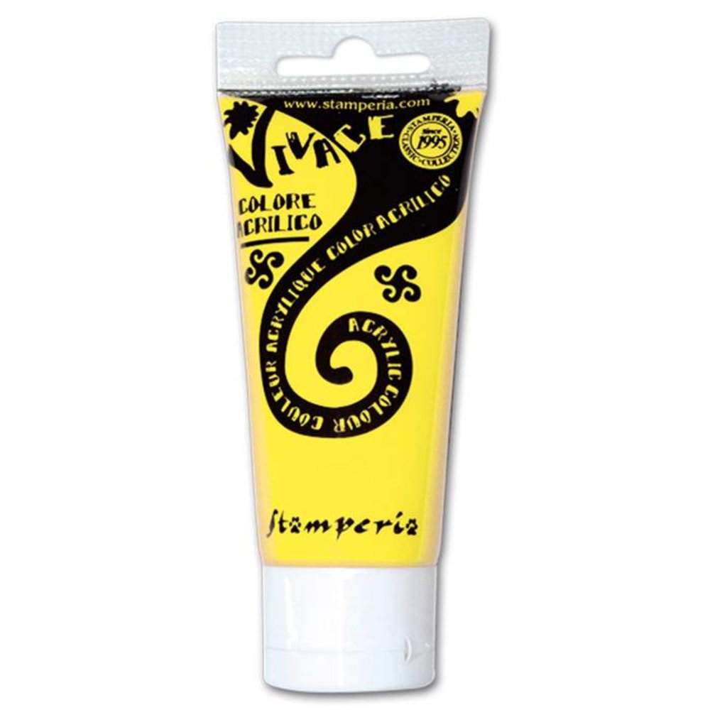 Stamperia Vivace Acrylic Paint 60ml Prime Yellow (KAB01) (DISCONTINUED)