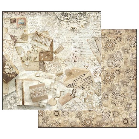 Stamperia Old Lace 12x12 Inch Paper Pack (SBBL32) (DISCONTINUED)