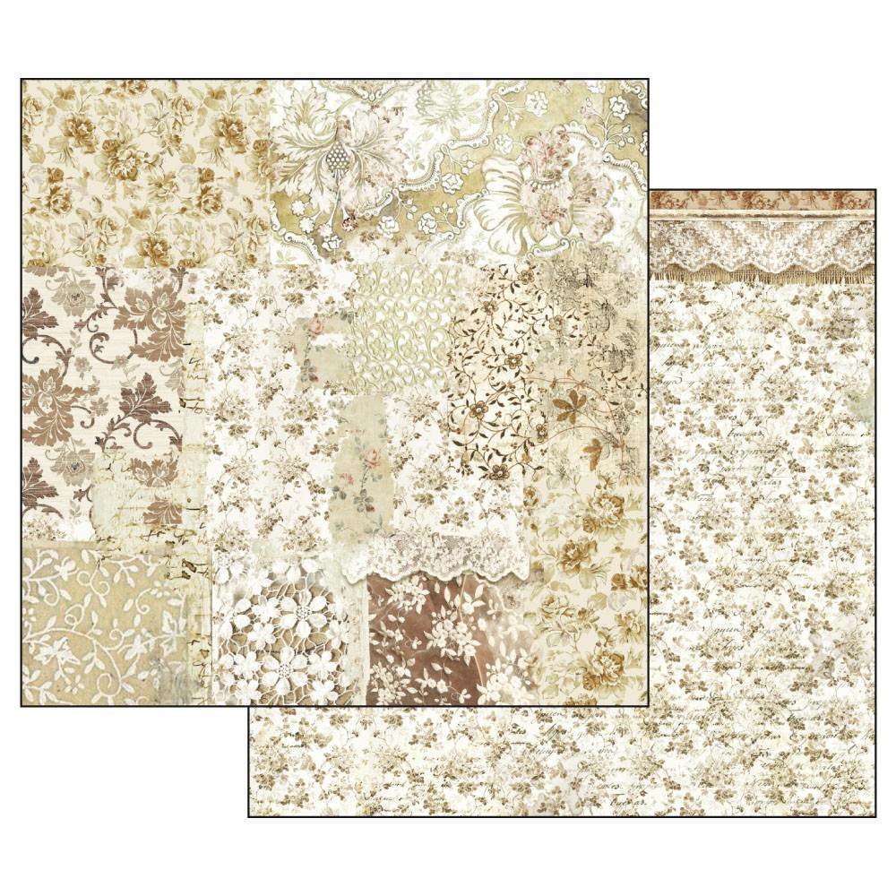 Stamperia Old Lace 12x12 Inch Paper Pack (SBBL32) (DISCONTINUED)
