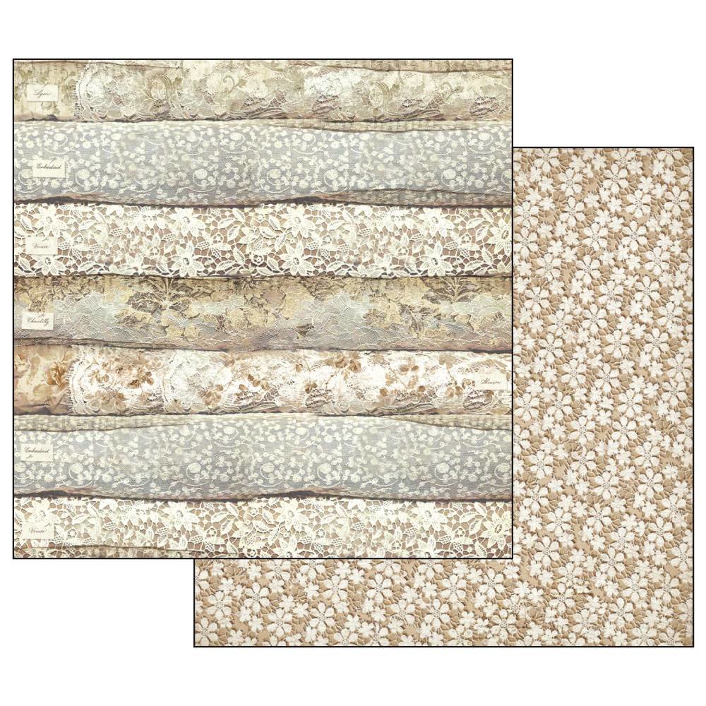 Stamperia Old Lace 12x12 Inch Paper Pack (SBBL32) (DISCONTINUED)