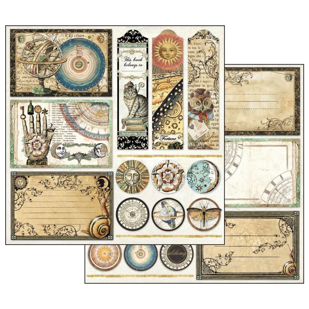 Stamperia Alchemy 12x12 Inch Paper Pack (SBBL34)