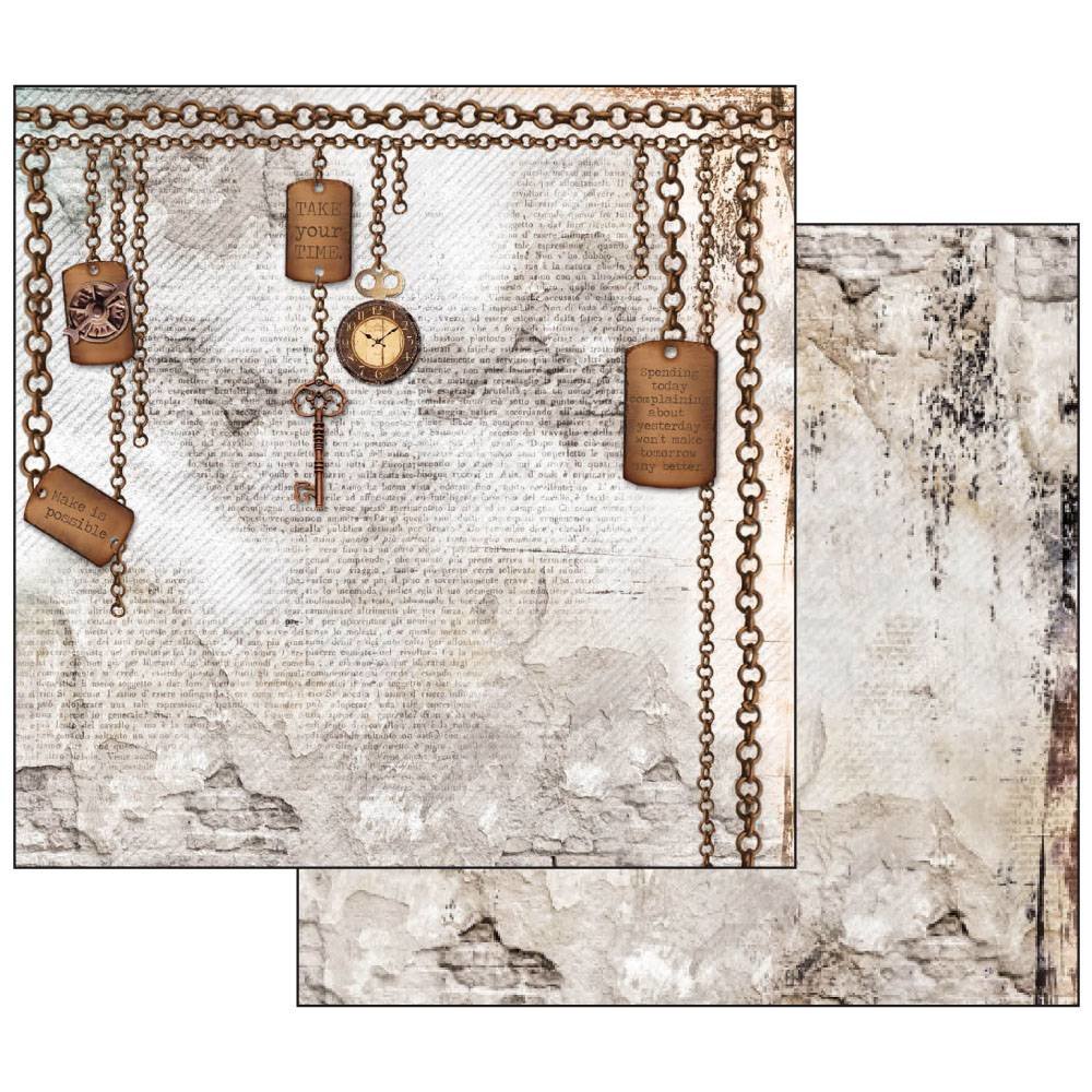 Stamperia Clockwise 12x12 Inch Paper Pack (SBBL39)