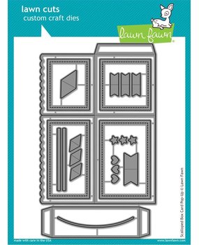 Lawn Fawn Scalloped Box Card Pop-Up Dies (LF1376) (DISCONTINUED)