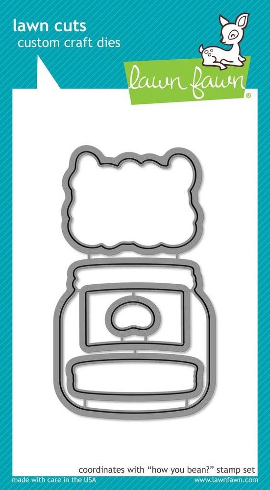 Lawn Fawn How You Bean? Dies (LF1326) (OUTLET)