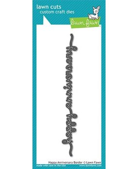 Lawn Fawn Happy Anniversary Border Dies (LF1707) (OUTLET)