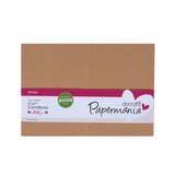 Papermania Cards & Envelopes 5x7 Inch Recycled Kraft (50pk) (PMA 150632)
