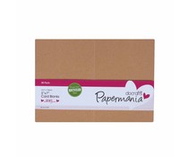 Papermania Cards & Envelopes 5x7 Inch Recycled Kraft (50pk) (PMA 150632)