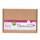 Papermania Cards & Envelopes A6 Recycled Kraft (50pk) (PMA 150602)