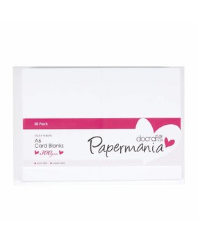 Papermania Cards & Envelopes A6 White (50pk) (PMA 150600)
