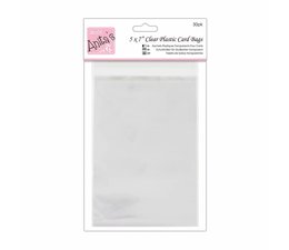 Clear Plastic Card Bags 5x7 Inch (50pk) (ANT 1651006) - Craftlines B.V.