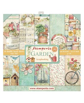 Stamperia Garden 12x12 Inch Paper Pack (SBBL43)