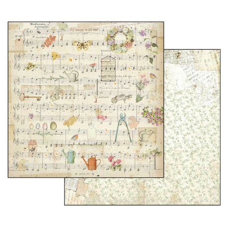 Stamperia Garden 12x12 Inch Paper Pack (SBBL43)