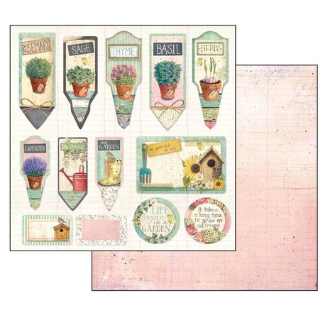 Stamperia Garden 12x12 Inch Paper Pack (SBBL43)