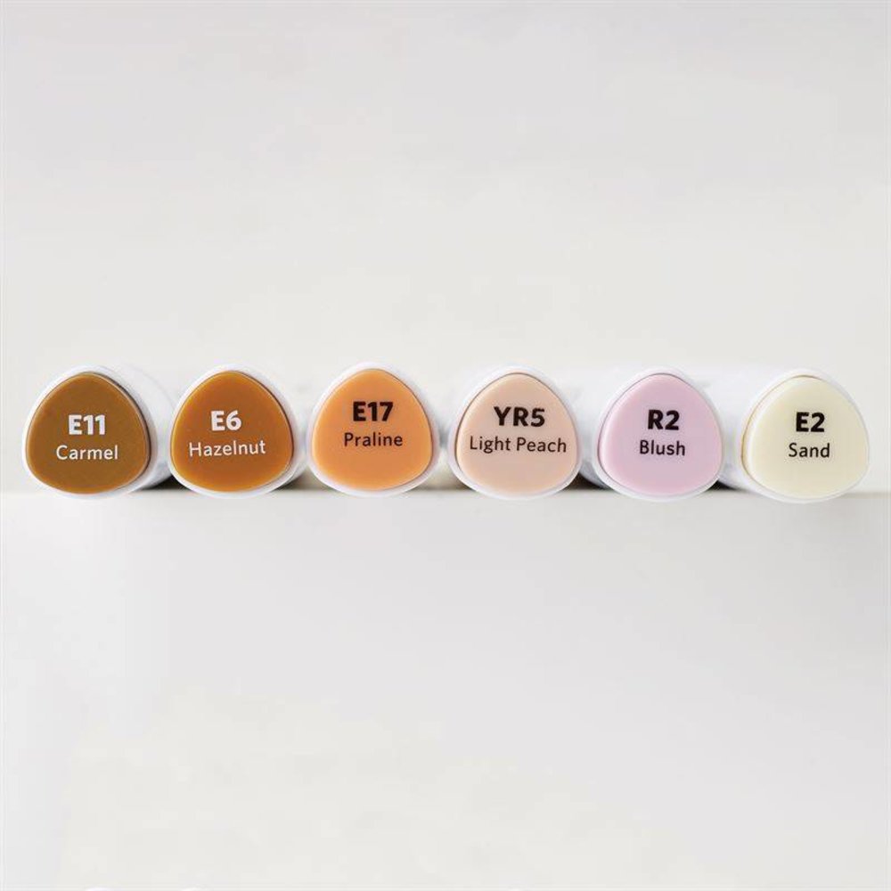 Docrafts Dual Tip Illustration Markers Portrait (6pk) (DOA 851401) (DISCONTINUED) Docrafts Dual Tip Illustration Markers Portrait (6pk) (DOA 851401) (DISCONTINUED)