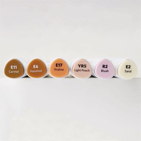 Docrafts Dual Tip Illustration Markers Portrait (6pk) (DOA 851401) (DISCONTINUED) Docrafts Dual Tip Illustration Markers Portrait (6pk) (DOA 851401) (DISCONTINUED)