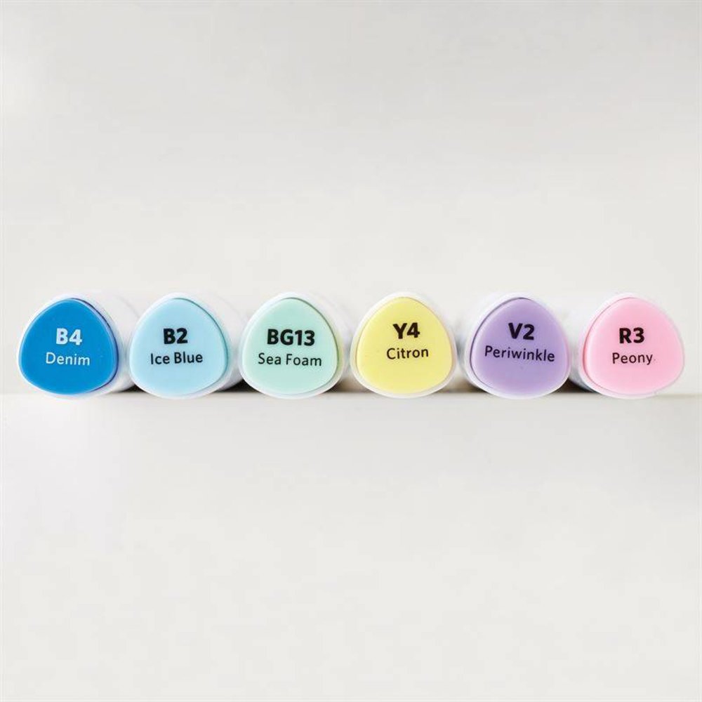 Docrafts Dual Tip Illustration Markers Pastel (6pk) (DOA 851403) (DISCONTINUED) Docrafts Dual Tip Illustration Markers Pastel (6pk) (DOA 851403) (DISCONTINUED)