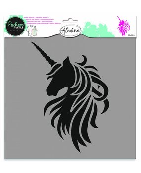 Aladine Texture Stencil Unicorn (81016) (OUTLET)