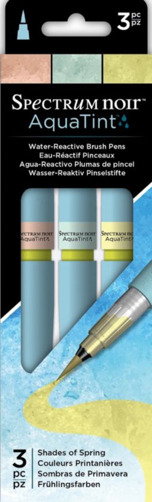 Spectrum Noir Spectrum Aquatint Pen Shades of Spring (3pc) (SPECN-AQTNT-SPI3) (DISCONTINUED)
